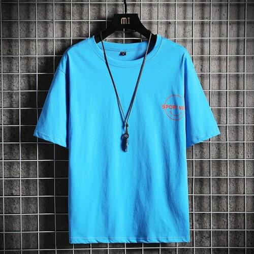 Mens New Summer 2021 Fashion Casual Breathable Short High Quality Hip Hop Brand Cotton Popular Sleeve T-shirt Short Sleeve