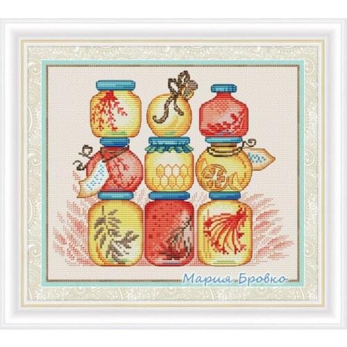 Cups DIY Cross Stitch Kit Packages Counted Cross-Stitching Kits New Pattern NOT PRINTED Cross stich Painting Set