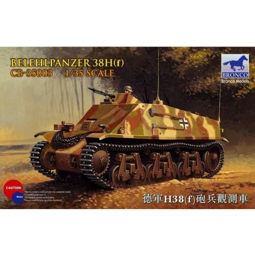 BRONCO CB35003 1/35 Befehlpanzer 38H(f) - Scale Model Kit