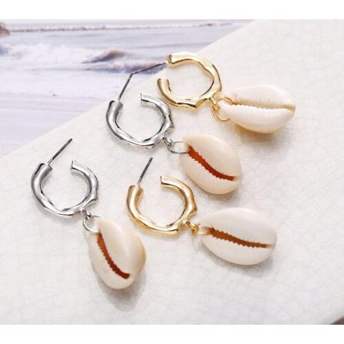 New Fashion Gold Star Moon Shape Open Ferrule Earring Creative New Style Separable Earrings for Woman Bijoux