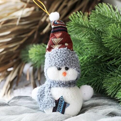 New Christmas Doll Christmas Decorations Hanging Christmas Snowman Christmas Tree Dress Pendant Christmas Tree Decorations Festi