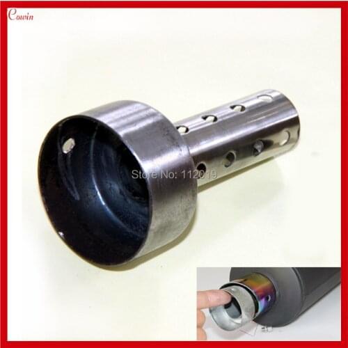 New Super Rifit Adjustable Scotter Dirtbike Motorcycle Exhaust Pipe Muffler Silencer For 45mm Exhaust Pipe