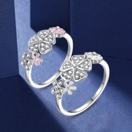 Octbyna Women's Silver Rings