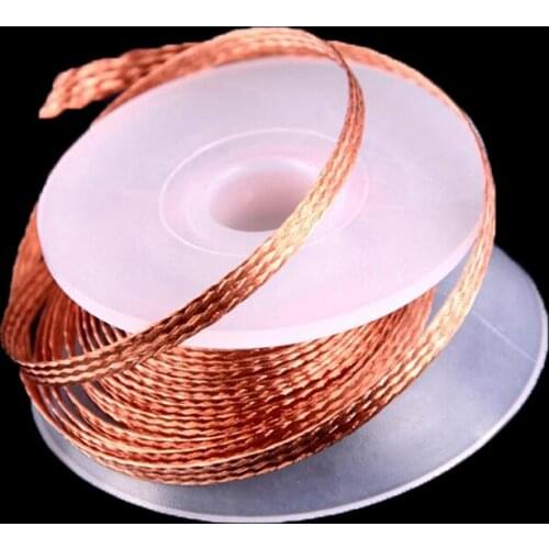 2mm 2.5mm Width 3M Length Desoldering Braid Welding Solder Remover Wick Wire Lead Cord Flux Repair Tool