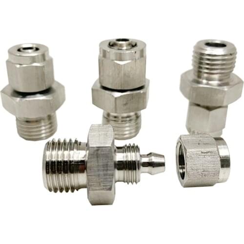 Pneumatic Fast twist Fittings Connector M5 M6 M8 M10 M12 M14 Male Thread Air Hose Quick Joint Coupler Adapter