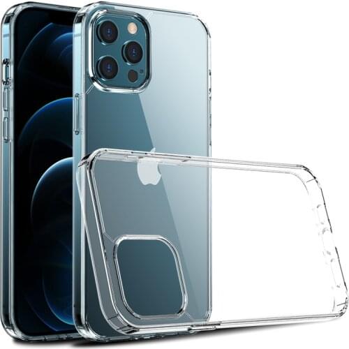 Transparent Silicone Case For iPhone 11 12 13 Mini Pro X XS Max Soft Back Cover For iPhone 13 12 11 7 8 6 6s Plus SE 2020 Case