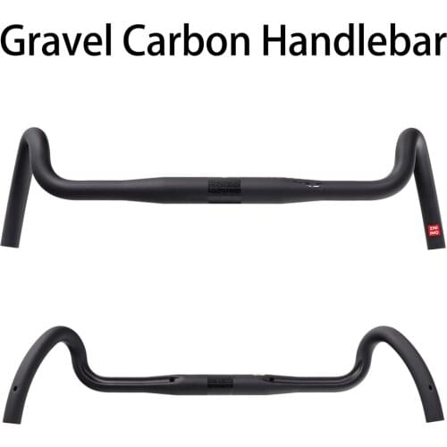 Road bike handlebar, carbon gravel, 400/420/440mm