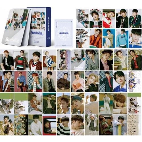 Seventeen Special Album Semicolon 54 pcs LOMO Cards Postcard Gifts