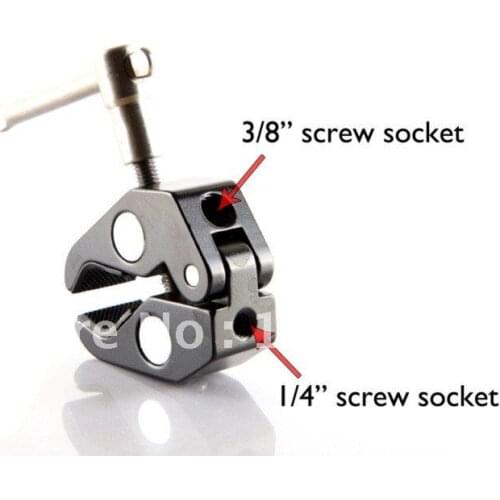 Articulating Magic Friction Arm Large Super Clamp For Dslr rig Camcorder LCD Monitor LED LIGHT