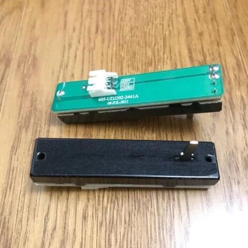 2 PCS Replacement Cross Fader Assembly for Pioneer DDJ SR SX DJM 250 704-DJM250-A032 with PCB Handle height 20mm