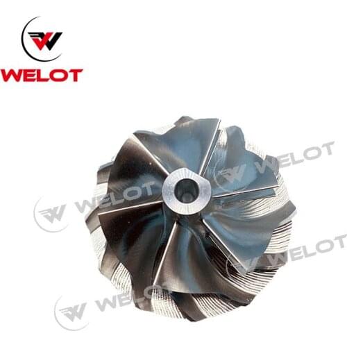 Turbo Kit Turbocharger Parts MFS Billet Turbo Compressor Wheel Milling WL3-1189 for 53039700129 53039700137