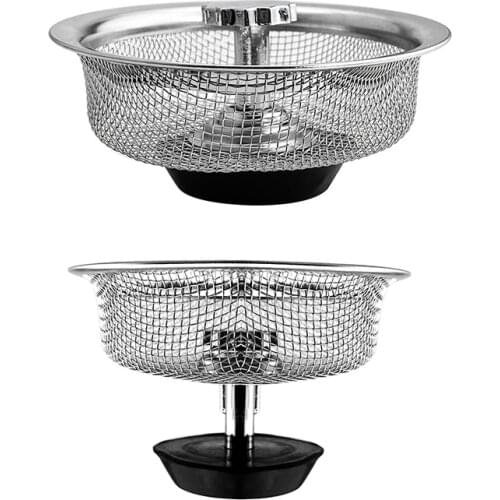 Leak Net Home Floor Drain Kitchen Sink Slag Stainless Steel Kitchen Sink Filter Bathroom Floor Drain Slag Cleaner Food Slag