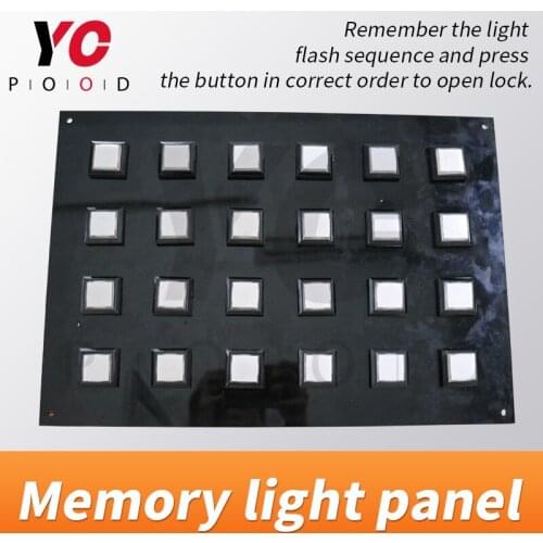 YOPOOD chamber room mechanism memory light panel player need remember the light flash order to open the lock