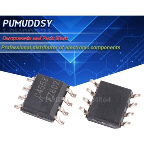 20PCS JRC4558D SOP8 NJM4558D SOP 4558 SMD 4558D JRC44558 Dual OP AMP IC