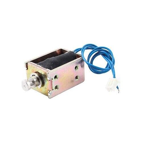 24V 0.6A 2mm 830g 5mm 580g Pull Type Open Frame DC Solenoid Electromagnet