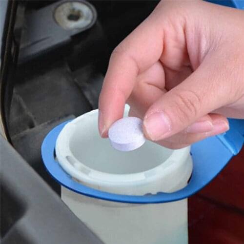 6 Pcs Car Windscreen Cleaning Agent Pills Effervescent Tablets Glass Water Solid Wiper Cleaner Amazing Auto Windscreen Cleaner