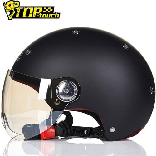 BEON Anti-fall Motorcycle Helmet Open Half Face Casco Moto Summer Motorbike Motocross Moto Retro Capacete De Moto`4 Seasons