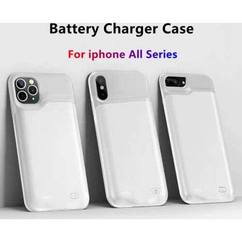 Battery Charger Case For iPhone 13 12 Pro Max 13 Mini 12 Power Bank Battery Charging Case For iPhone X XR XS MAX 6S 7 8 Plus SE2