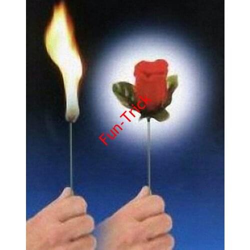 Fire Rose -- Magic Trick , Fire Magic