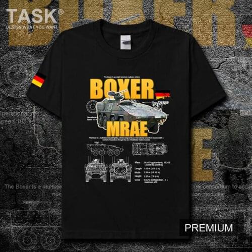 German Army Boxer Armored Personnel Carrier Printed Mens T-Shirt Summer Cotton Short Sleeve O-Neck Unisex T Shirt New