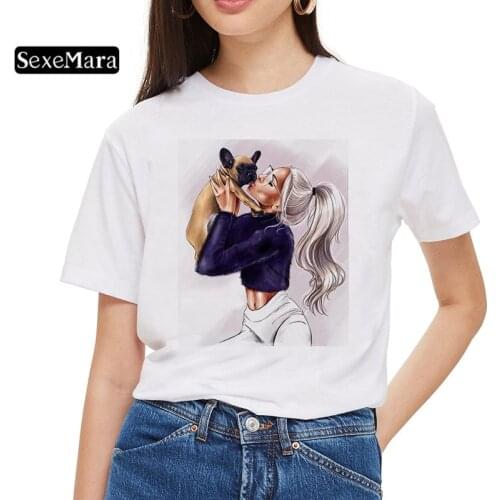 Womens Trend T-Shirt American Clothing European Mom and Daughter Clothes Same White Oversized Top Vogue Street Funny Summer