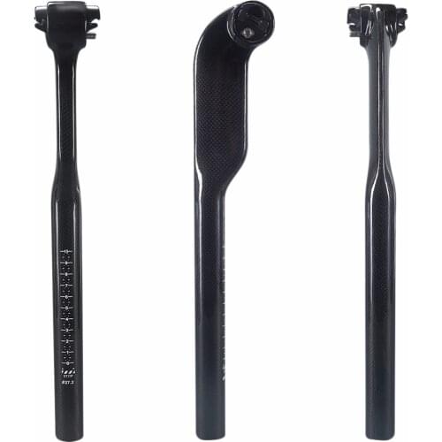 Carbon Seatpost 27.2/30.8/31.6 Road Bike Set back 25mm Carbon MTB Bicycle Seatpost Seat Tube poste para asiento de bicicleta