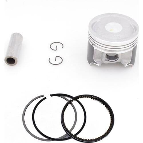 Motorcycle 52 mm Piston 14 mm Pin Ring Set Kit Assembly For Haojue Suzuki AN125 HS125 HS125T 125cc Egine Spare Parts