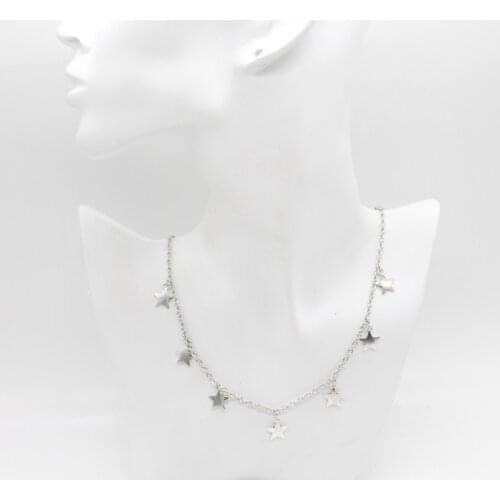 New fashion charm star necklace pendant necklace female necklace simple jewelry female five-pointed star jewelry