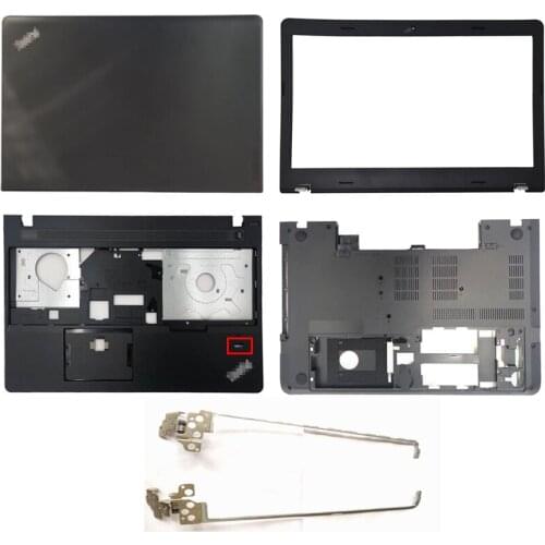 NEW LCD Back Cover/Front Bezel/Hinges/Palmrest/Bottom Case For Lenovo Thinkpad Laptop E570 E570C E575 Series Black
