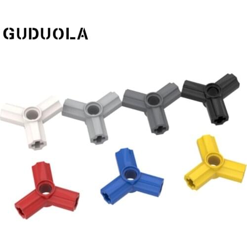 Guduola Special Brick 10288 Triangular Three-Axle Connector with Pin Hole MOC Building Block Education Toys Parts 20pcs/LOT