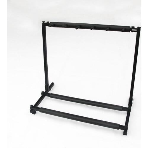 Guitar display rack can hold 5 guitars