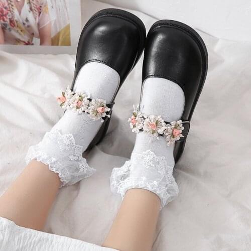 Student shoes Spring Autumn Lolita Shoes Buckle Mary Janes Shoes Patent Leather Shallow Woman Flats Girls Shoes zapatos mujer