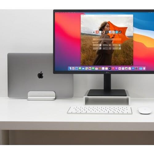 Vertical Adjustable Laptop Stand Tablets Cooling Desktop Holder for Apple MacBook Pro iPad Mac mini Lenovo HP Dell Notebook