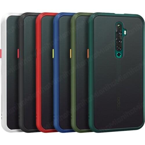 For Oppo Reno 2Z 2F Case Cover Shockproof Soft TPU Bumper Matte Clear Armor Back Cover Reno2 Ace 2 Z 3 4 Pro Phone Case Reno 2Z