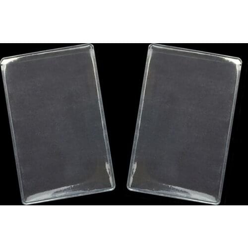 10PCS PVC Multipurpose Transparent Credit Card Holder Protect ID Card Business Card Cover Wholesale
