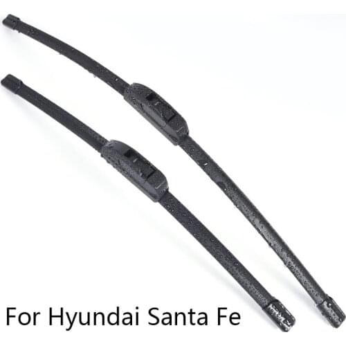 Car Windshield Wiper Blades for Hyundai Santa Fe form 2000 2001 2002 2003 2004 2005 2006 to 2017 Car Windscreen wiper Rubber