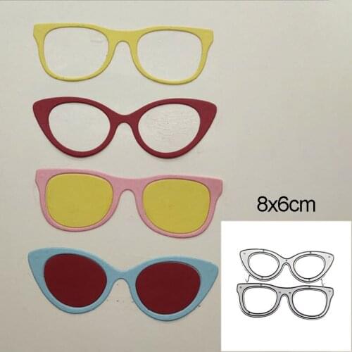 Glasses Frame Accessories Metal Cutting Dies DIY Scrapbooking Album Embossing Card Decorative Crafts Knife Mould Handmade Tools