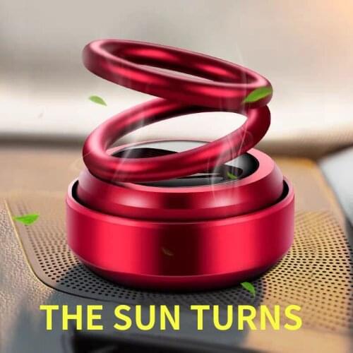 Car Perfume Air Freshener Cute Solar Car Diffuser Solid Aromatherapy Air Vent Freshener for Auto Interior Decor Accessories