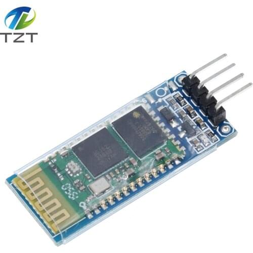 Free shipping! 10pcs HC06 HC-06 Wireless Serial 4 Pin Bluetooth RF Transceiver Module RS232 TTL for Arduino bluetooth module