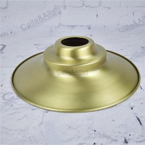 Free shipping M40 D200mmX50mm brass material light cover copper cup shade quality E27 lamp shade cover lighting brass shade cone