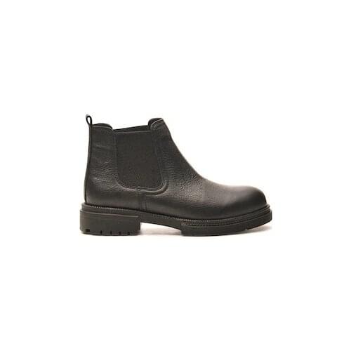 BULLDOZER 200057 BLACK FLOTER MALE LEATHER BOOTS