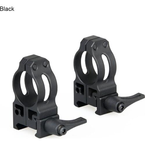Canis Latrans Scope Mount Separate QD Quick Detach 25.4mm Scope Mount Black Color For 21.2mm Rail For Outdoor Hunting PP24-0147
