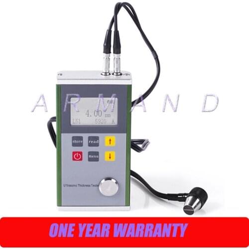 Digital Ultrasonic Thickness Meter Portable Thickness Gauge Leeb332 Metal Plastic Ceramic 0.7~252 mm