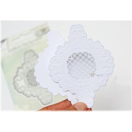Mmao Crafts Metal Steel Cutting Dies New Irregular lace frame Stencil For DIY Scrapbooking Paper/photo Cards Embossing Dies