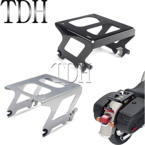 Motorcycle Detachable Tour Pack Mount Luggage Rack For Harley Softail Street Bob Slim Deluxe Heritage FLDE FLHC FLHCS FLSL FXBB