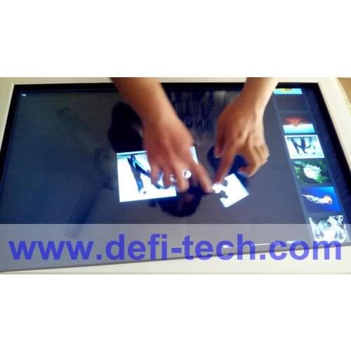DefiLabs 52 Inch 32 points IR Touch Screen Frame without glass,Dust and water proofing, anti-vandal