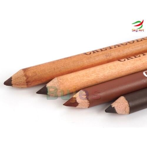 Cretacolor Sketch Drawing Pencil Series,Water-Soluble Graphite Pencil ,black Red Charcoal Sketch,Sepial light oil pencil