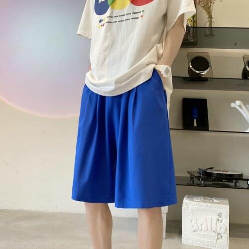 Summer Thin Shorts Mens Fashion Solid Color Drawstring Casual Shorts Men Loose Breathable Ice Silk Shorts Mens Beach Shorts