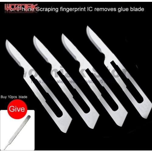 Special fingerprint knife 15# blade for iPhone 7 7p 8 8p x home button Clear IC chip glue Mobile phone repair knife