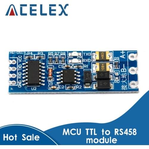TTL Turn To RS485 Module Hardware Automatic Flow Control Module Serial UART Level Mutual Conversion Power Supply Module 3.3V 5V